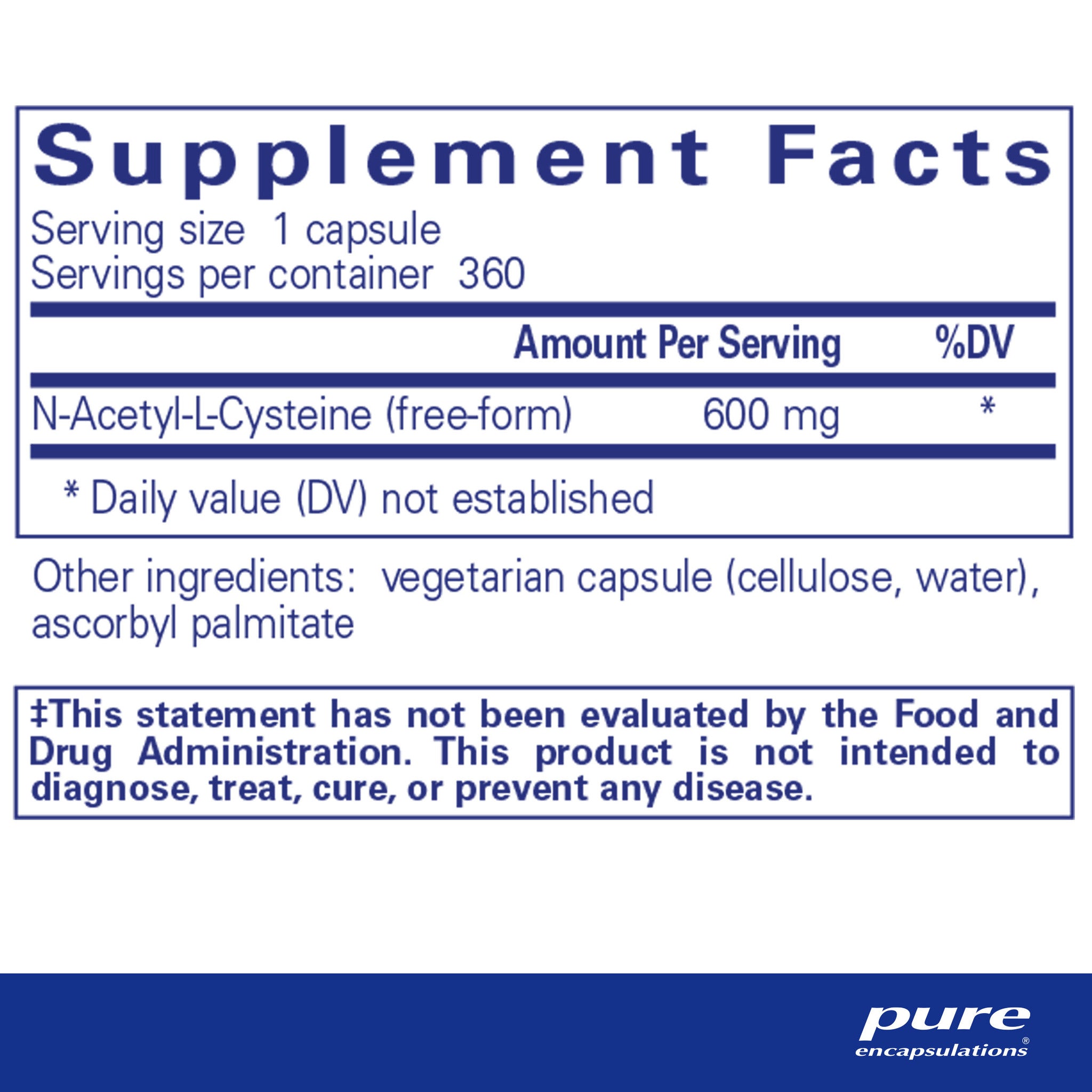 NAC (N Acetyl l Cysteine) 600 mg. - Image 2