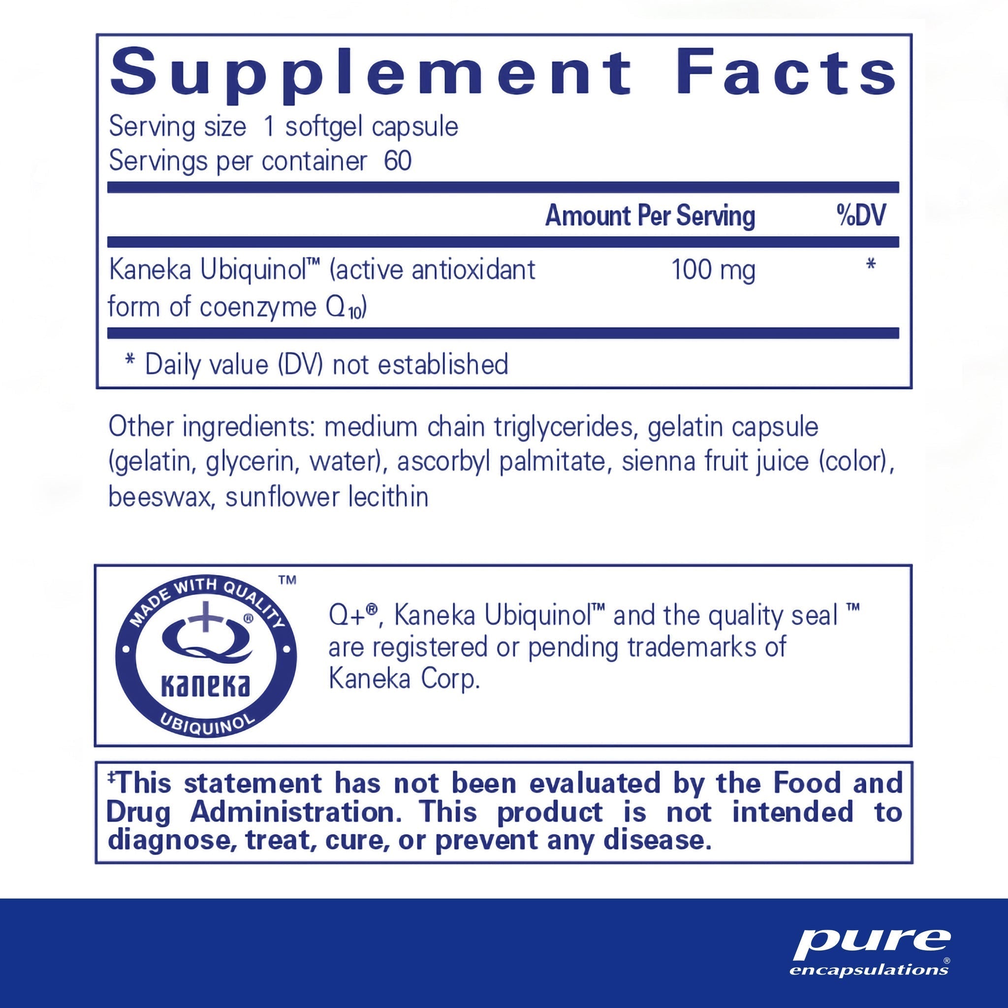 Ubiquinol QH 100 mg - Image 2