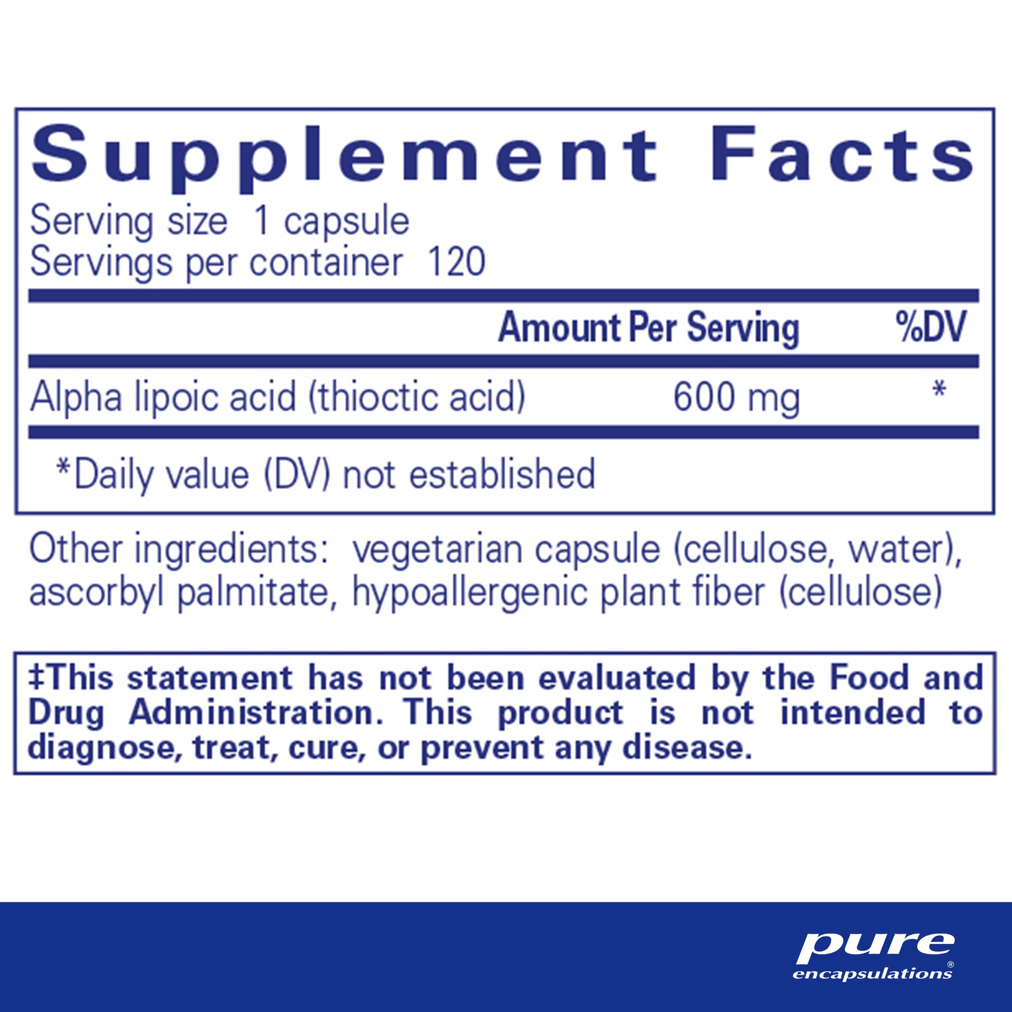 Alpha Lipoic Acid 600 mg. - Image 2