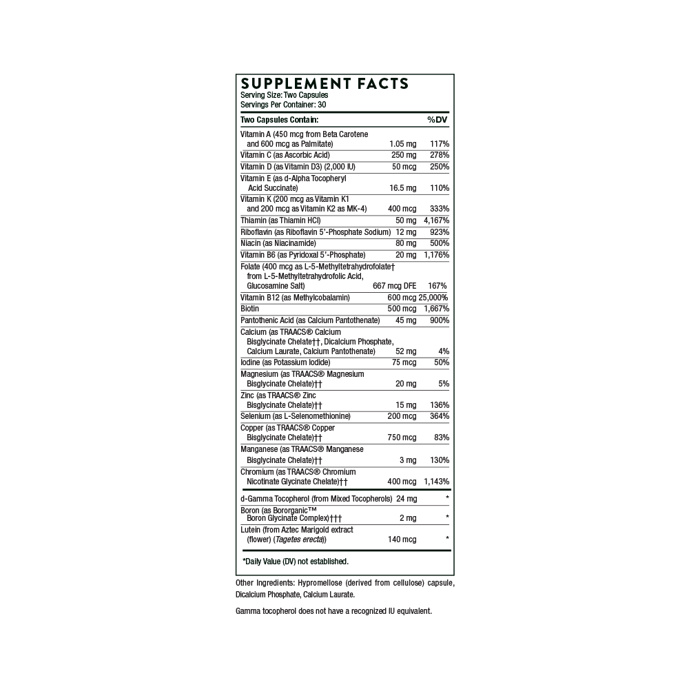Basic Nutrients 2/Day - NSF Certified - Image 2